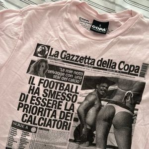 Soccer graphic tee shirt